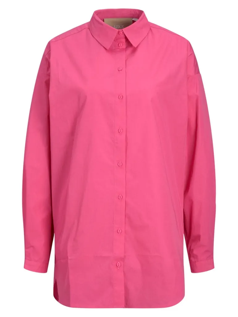 JXMISSION LS OVERSIZE SHIRT NOOS carmine rose