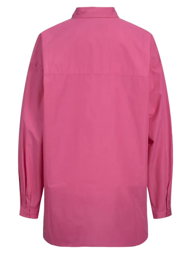 JXMISSION LS OVERSIZE SHIRT NOOS carmine rose