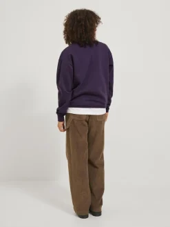 JXOHIO RLX LS CREW SWT purple velvet