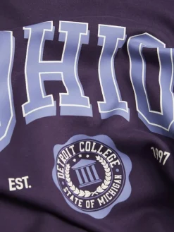 JXOHIO RLX LS CREW SWT purple velvet