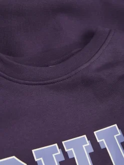 JXOHIO RLX LS CREW SWT purple velvet