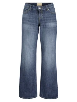 JXPALERMO LOOSE LW JEANS R280 DNM SN dark blue denim