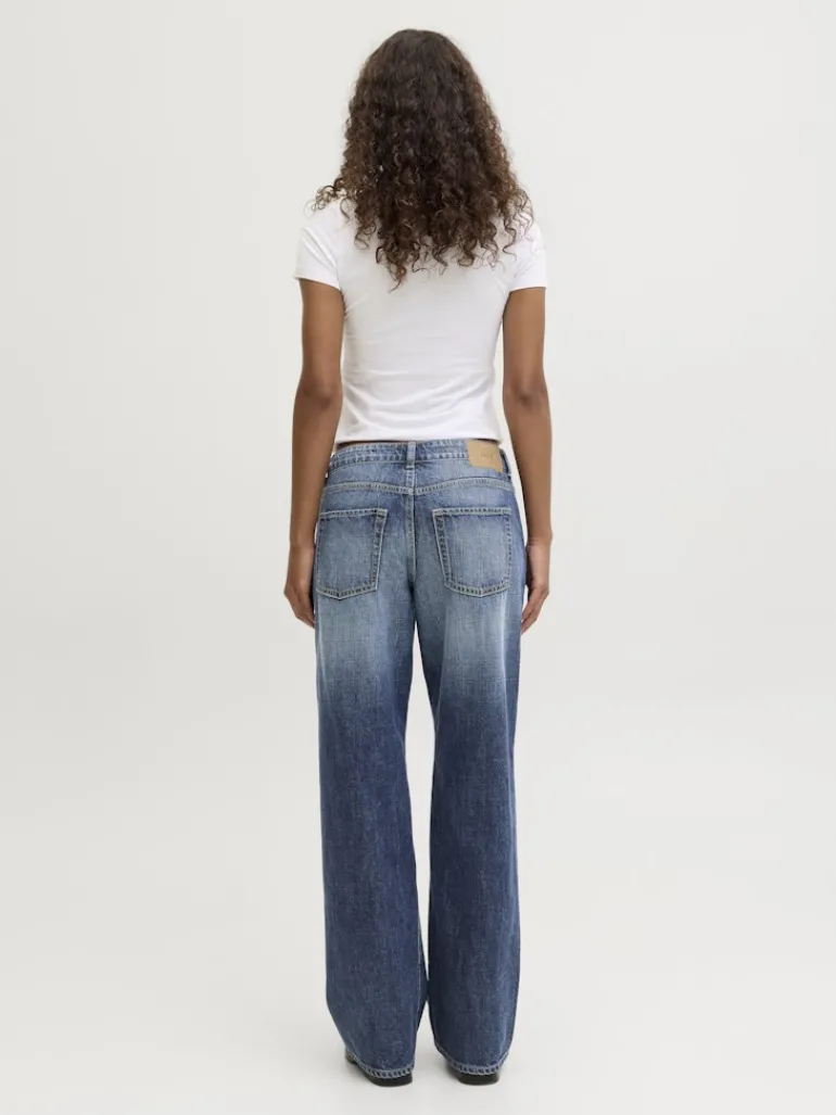 JXPALERMO LOOSE LW JEANS R280 DNM SN dark blue denim