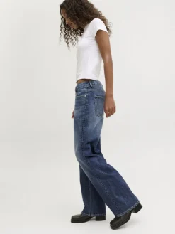JXPALERMO LOOSE LW JEANS R280 DNM SN dark blue denim