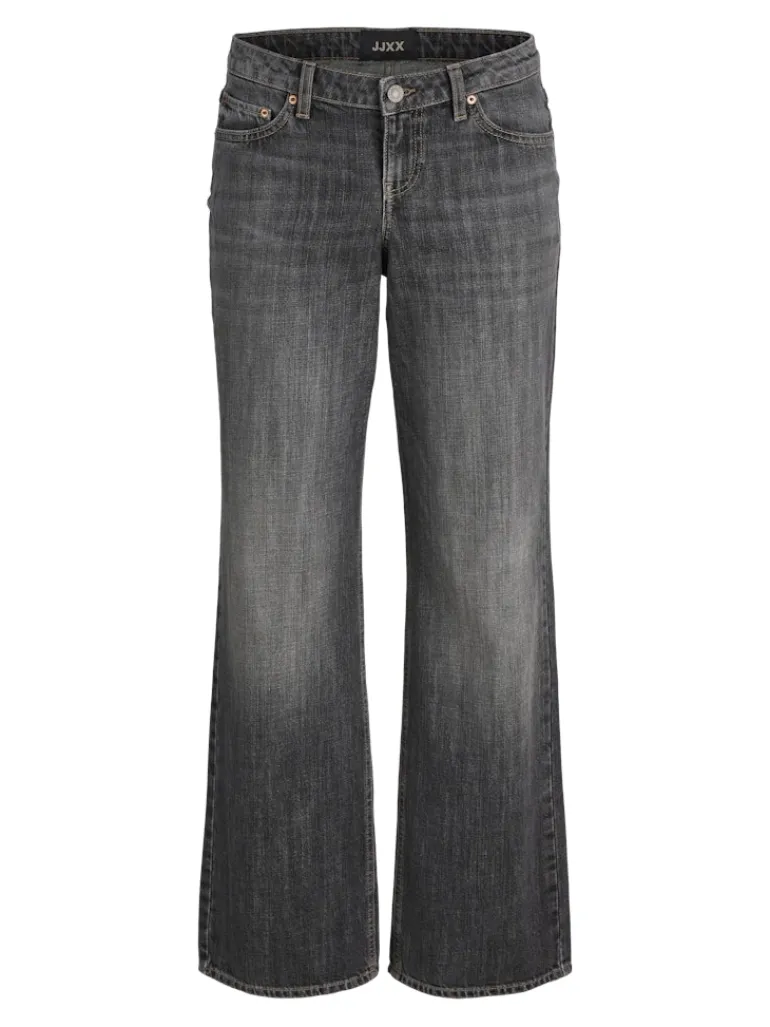 JXPALERMO LOOSE LW JEANS R231 DNM SN dark grey denim