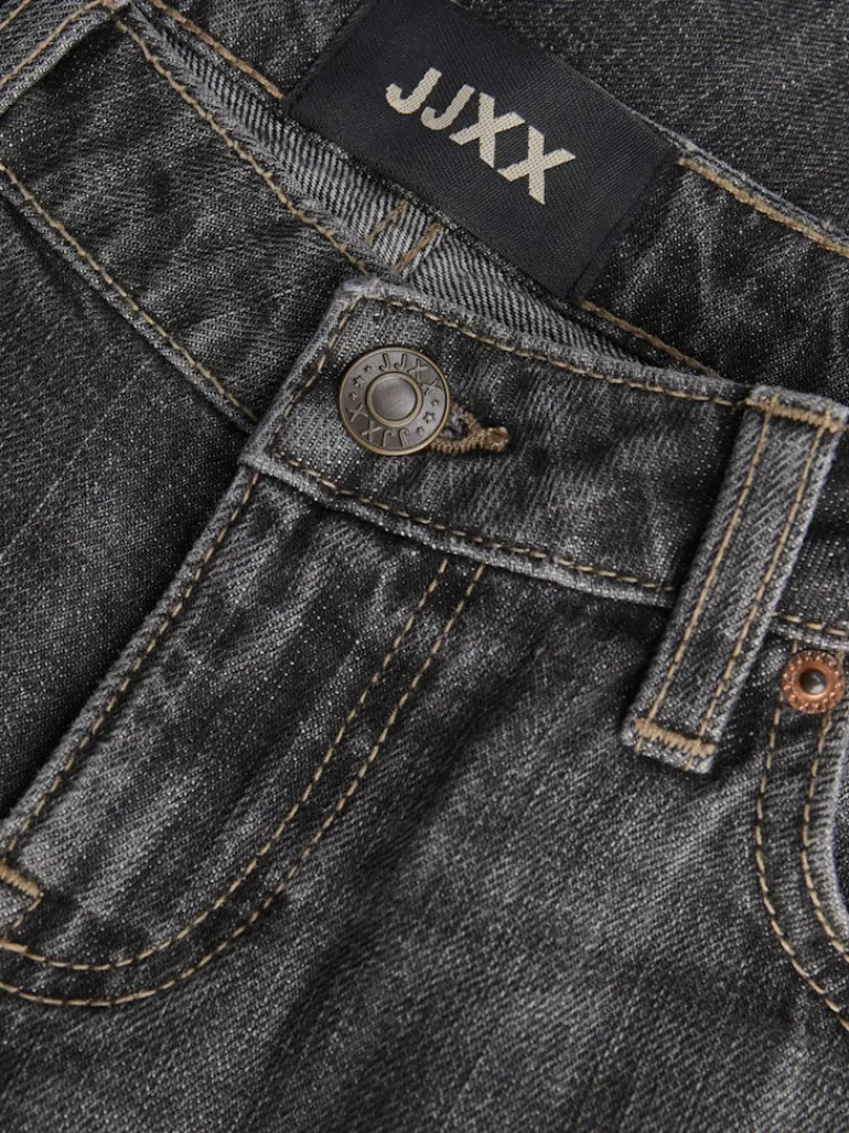 JXPALERMO LOOSE LW JEANS R231 DNM SN dark grey denim