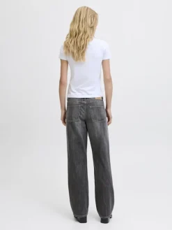JXPALERMO LOOSE LW JEANS R231 DNM SN dark grey denim