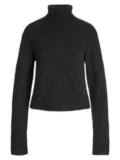 JXROSANNA ROLL NECK KNIT black