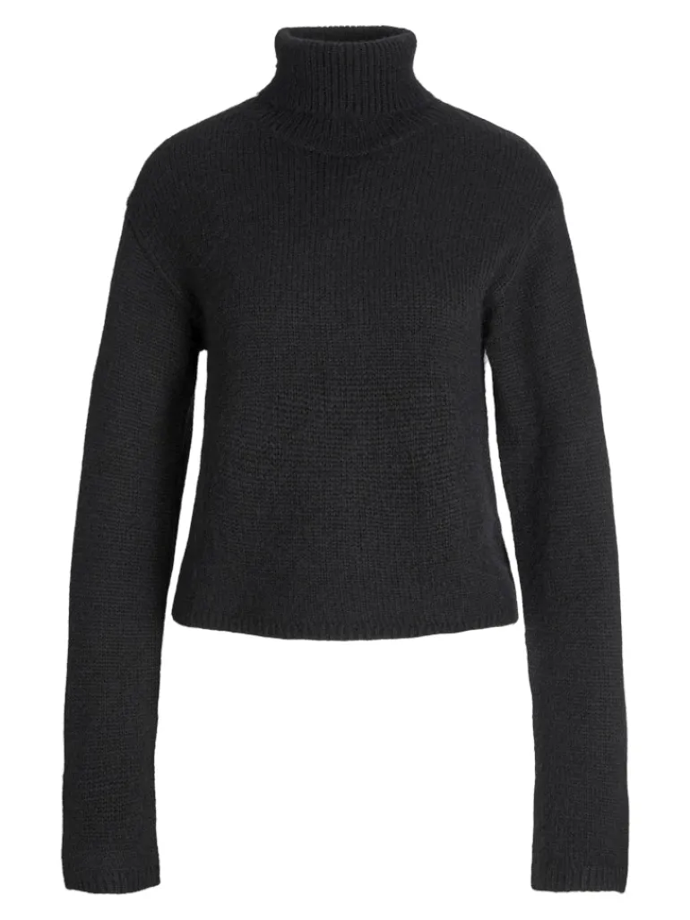 JXROSANNA ROLL NECK KNIT black