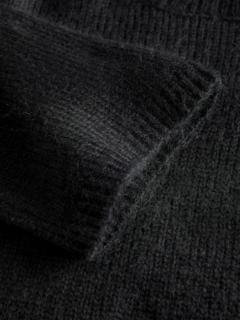 JXROSANNA ROLL NECK KNIT black