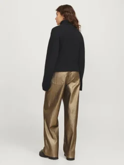 JXROSANNA ROLL NECK KNIT black