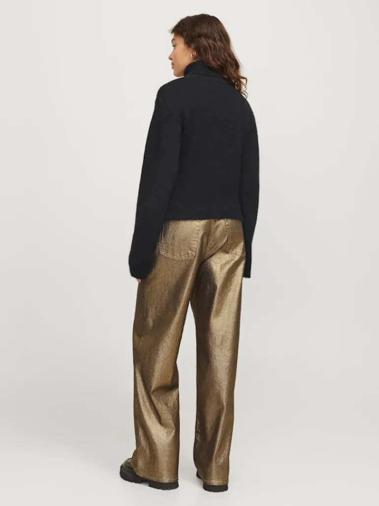 JXROSANNA ROLL NECK KNIT black