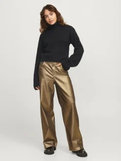 JXROSANNA ROLL NECK KNIT black