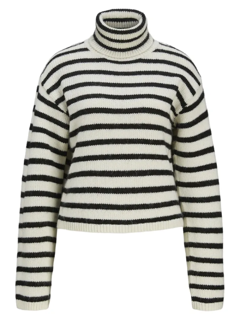 JXROSANNA ROLL NECK KNIT vanilla ice