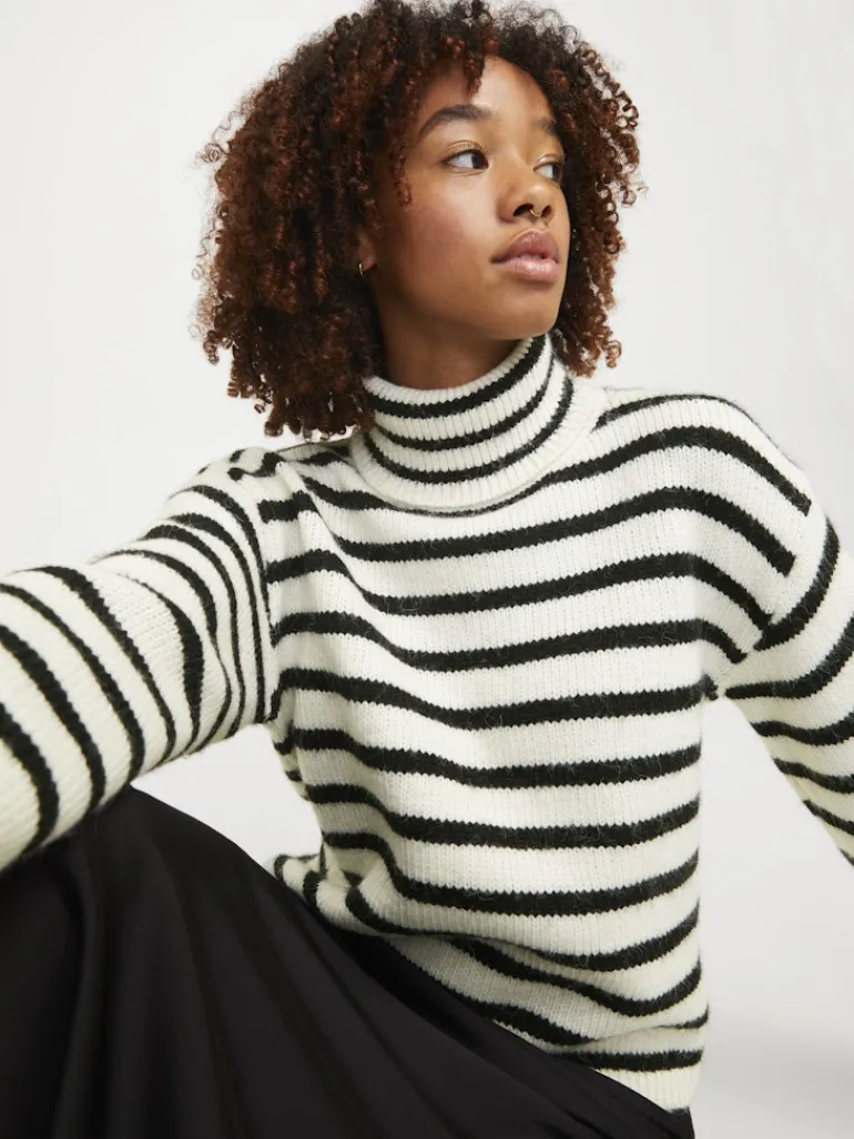 JXROSANNA ROLL NECK KNIT vanilla ice