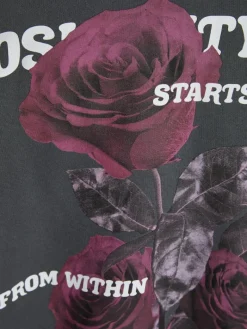 JXSANDRA RLX LS WASH CREW SWT black