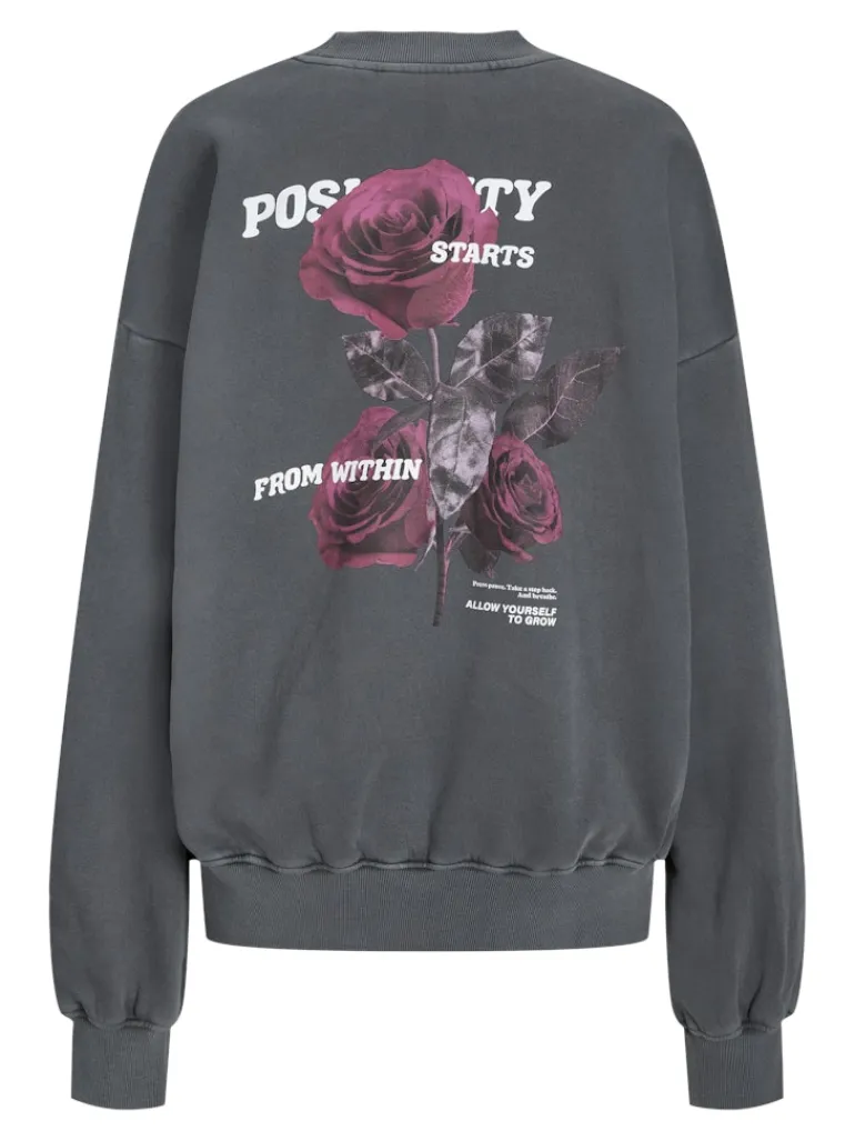 JXSANDRA RLX LS WASH CREW SWT black