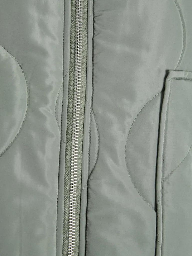 JXSERENA MID QUILTED JACKET OTW SN sea spray