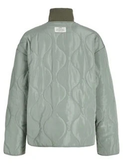 JXSERENA MID QUILTED JACKET OTW SN sea spray