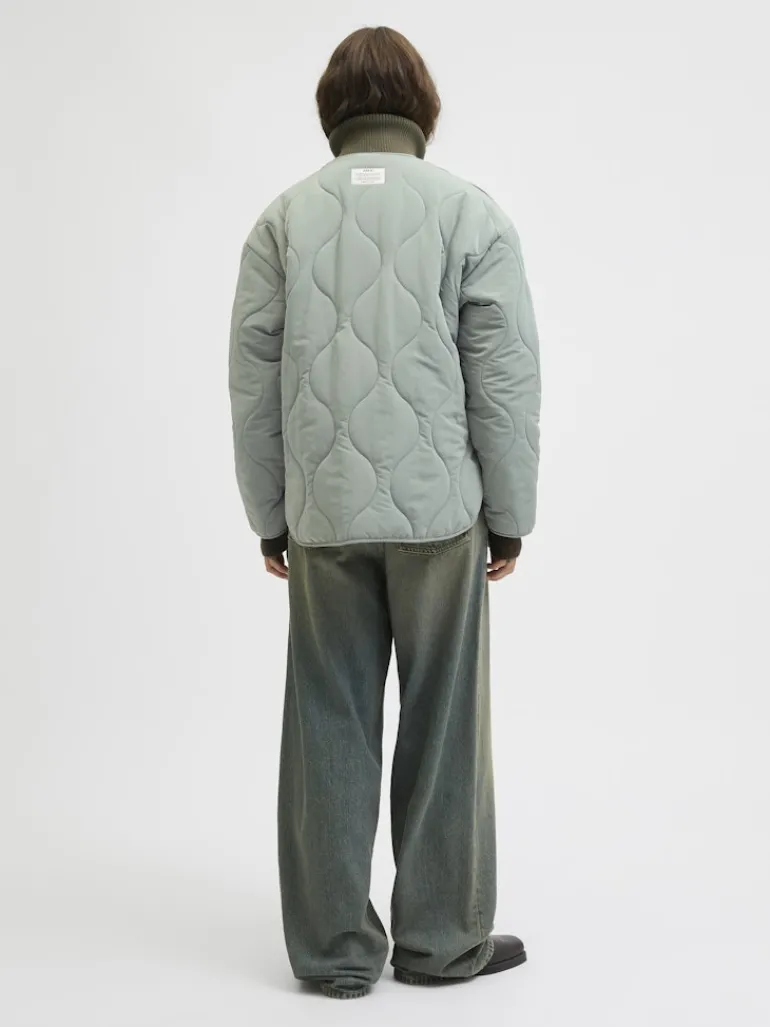 JXSERENA MID QUILTED JACKET OTW SN sea spray