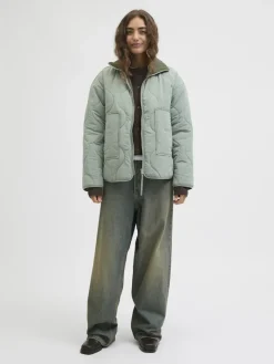 JXSERENA MID QUILTED JACKET OTW SN sea spray
