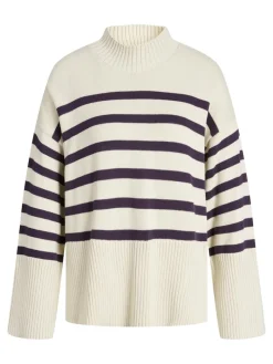 JXSIA HIGH NECK KNIT bone white