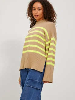 JXSIA HIGH NECK KNIT cornstalk