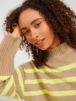 JXSIA HIGH NECK KNIT cornstalk