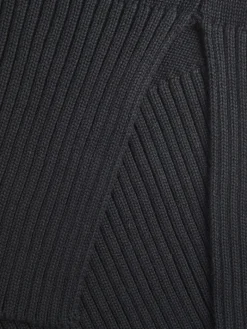 JXSIANA TWIST HIGH NECK KNIT NOOS black