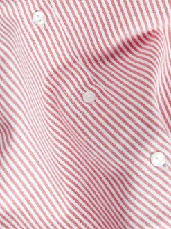JXSIVA OXFORD LS SHIRT WVN fiery red