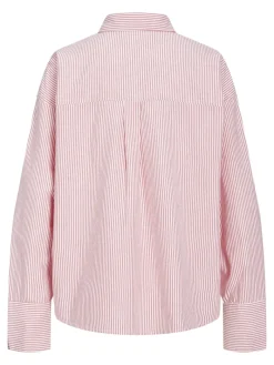 JXSIVA OXFORD LS SHIRT WVN fiery red