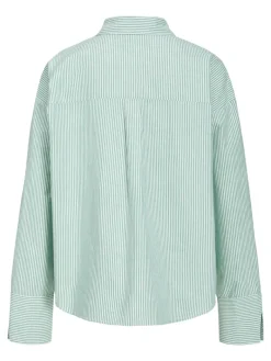 JXSIVA OXFORD LS SHIRT WVN grayed jade