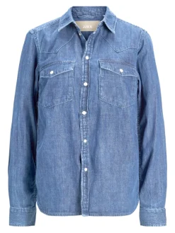 JXSOPHI LS DENIM SHIRT NOOS medium blue denim