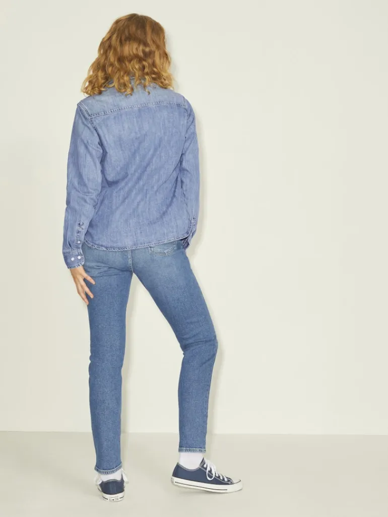 JXSOPHI LS DENIM SHIRT NOOS medium blue denim