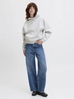 JXSTUDIO VESTERBRO LS RLX HOOD SWT NOOS light grey melange