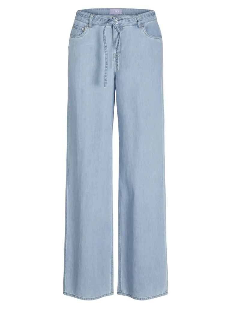 JXSURA WIDE MW JEANS DNM light blue denim