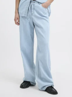 JXSURA WIDE MW JEANS DNM light blue denim