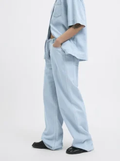 JXSURA WIDE MW JEANS DNM light blue denim