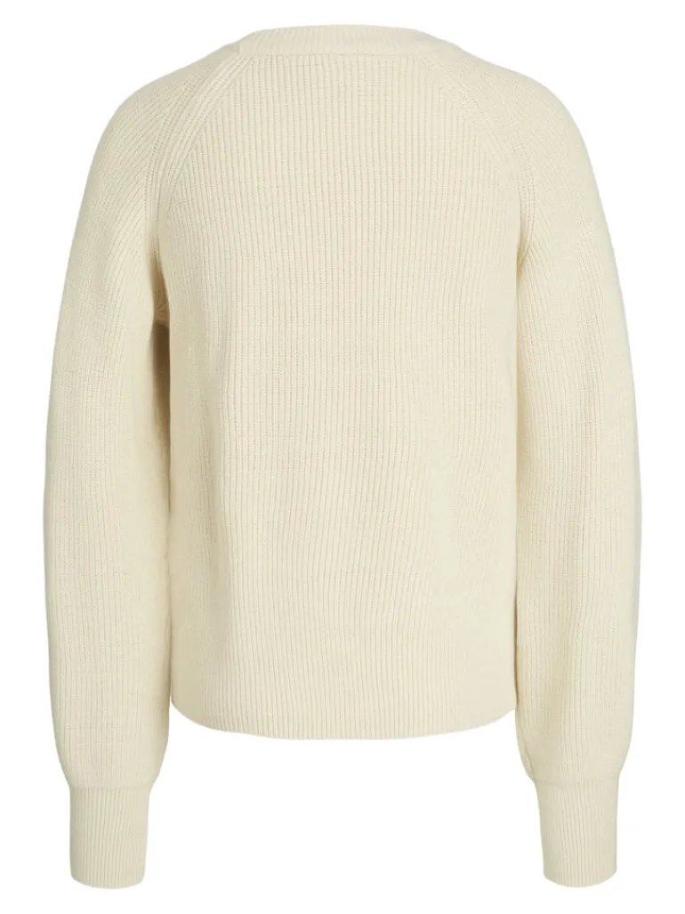 JXTILDE CREW NECK KNIT bone white