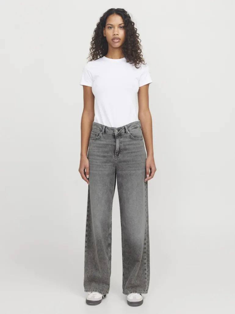 JXTOKYO WIDE HW R6223 JEANS DNM grey denim