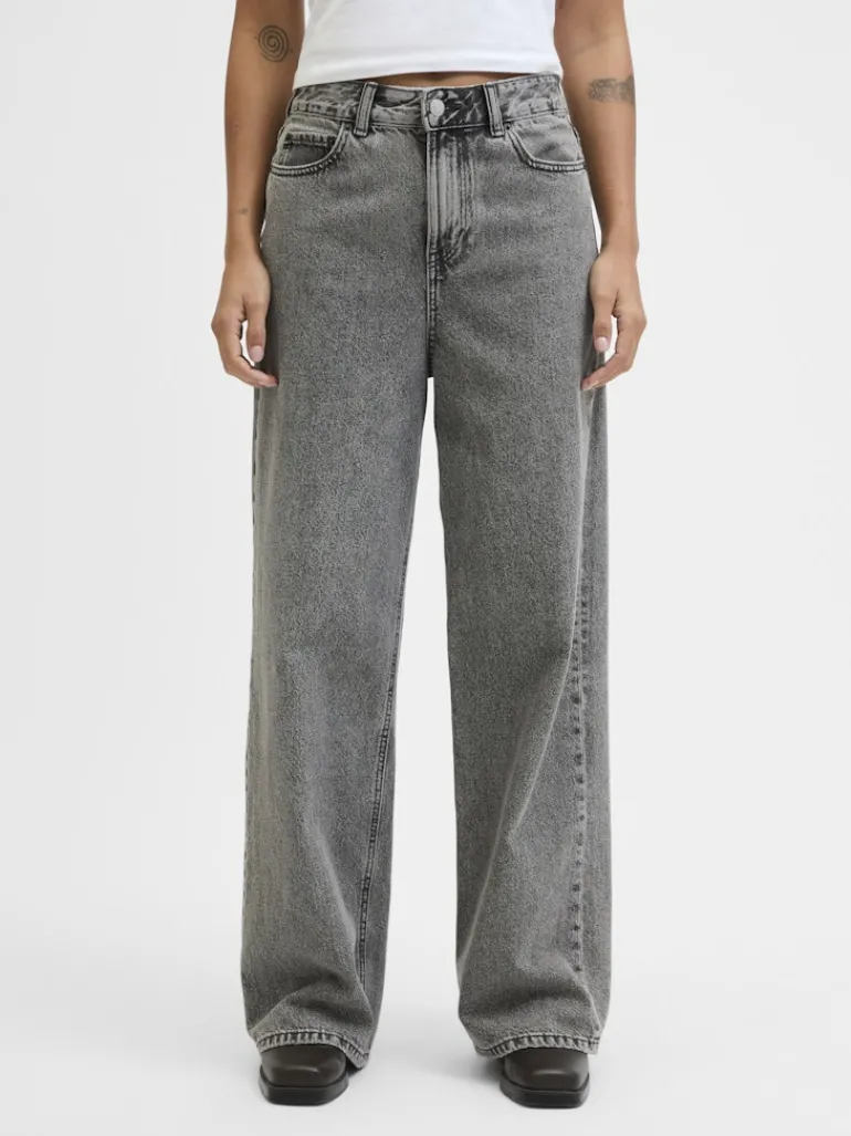 JXTOKYO WIDE HW R6119 JEANS DNM NOOS grey denim