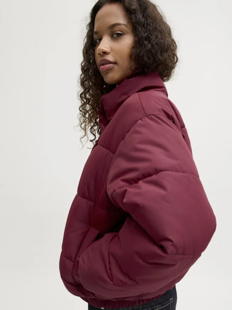JXTRACY PUFFER JACKET OTW LN cabernet