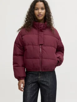 JXTRACY PUFFER JACKET OTW LN cabernet