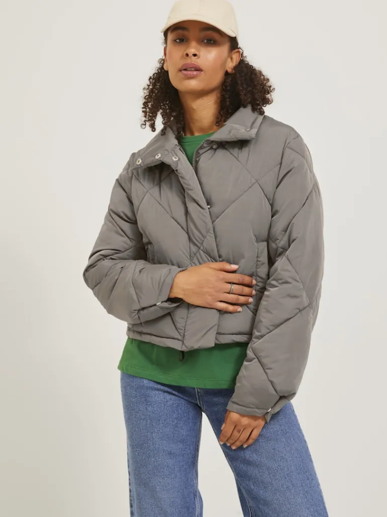 JXUNIT SHORT QUILTED JACKET OTW morel