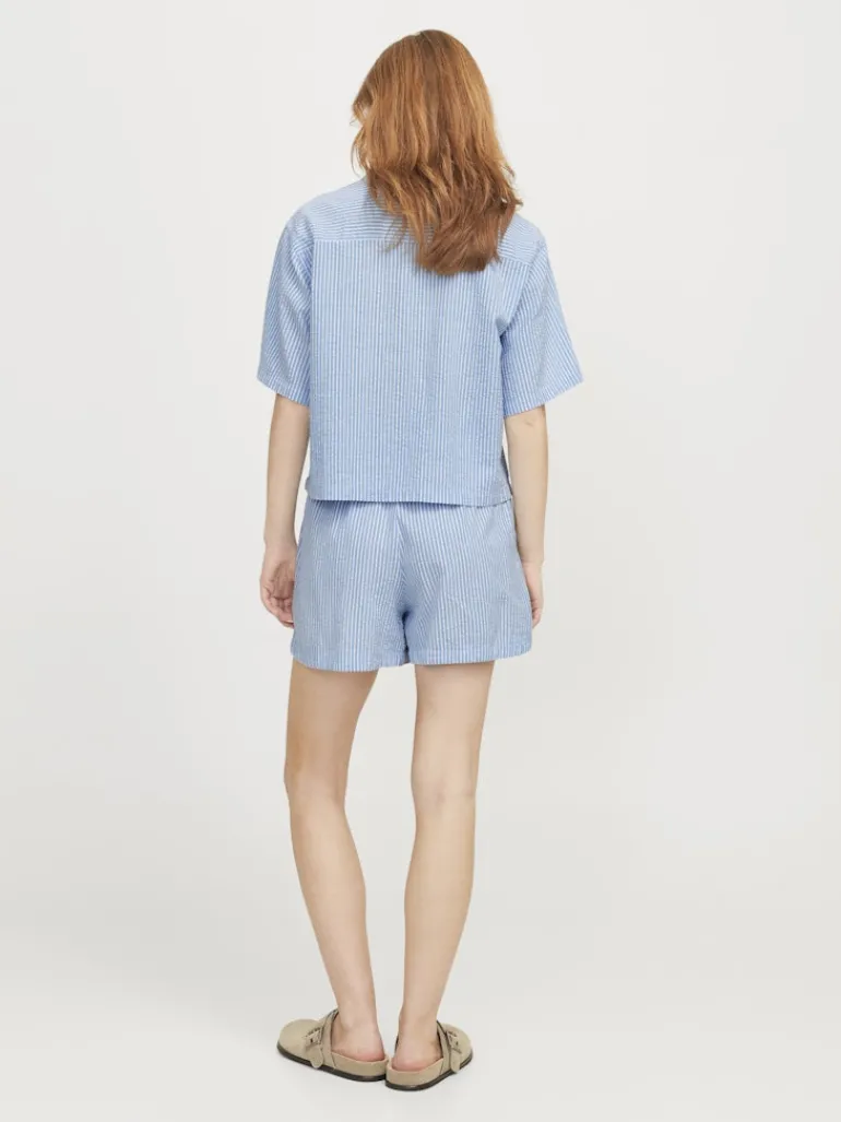 JXWINDY SEERSUCKER HW SHORTS WVN SN little boy blue