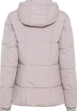 Kapuzenjacke aus recyceltem Polyester light mauve