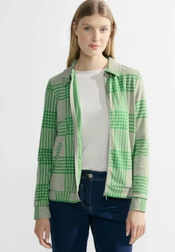 Karo Shirtjacke celery green