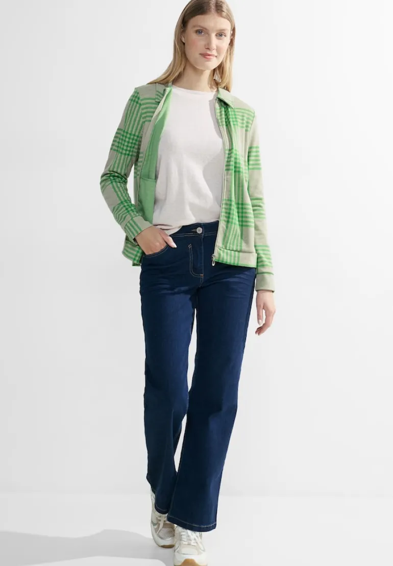 Karo Shirtjacke celery green