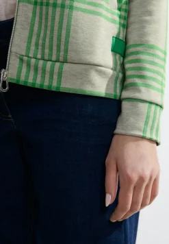 Karo Shirtjacke celery green