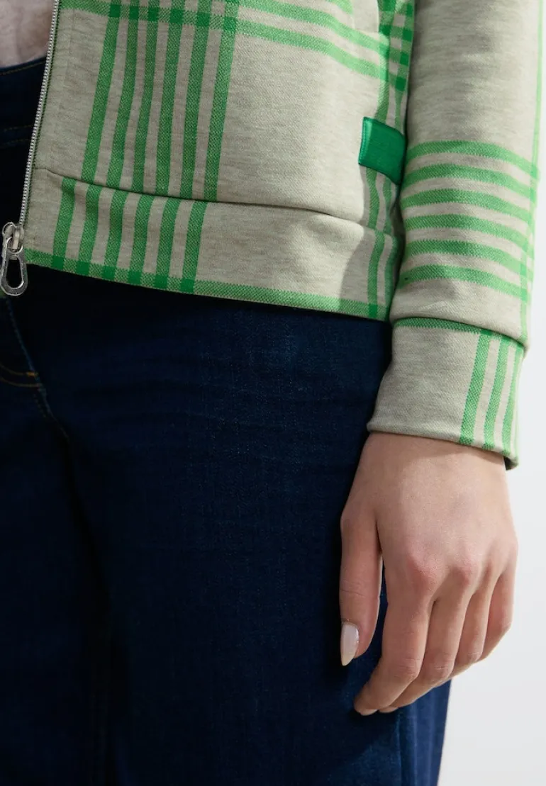 Karo Shirtjacke celery green